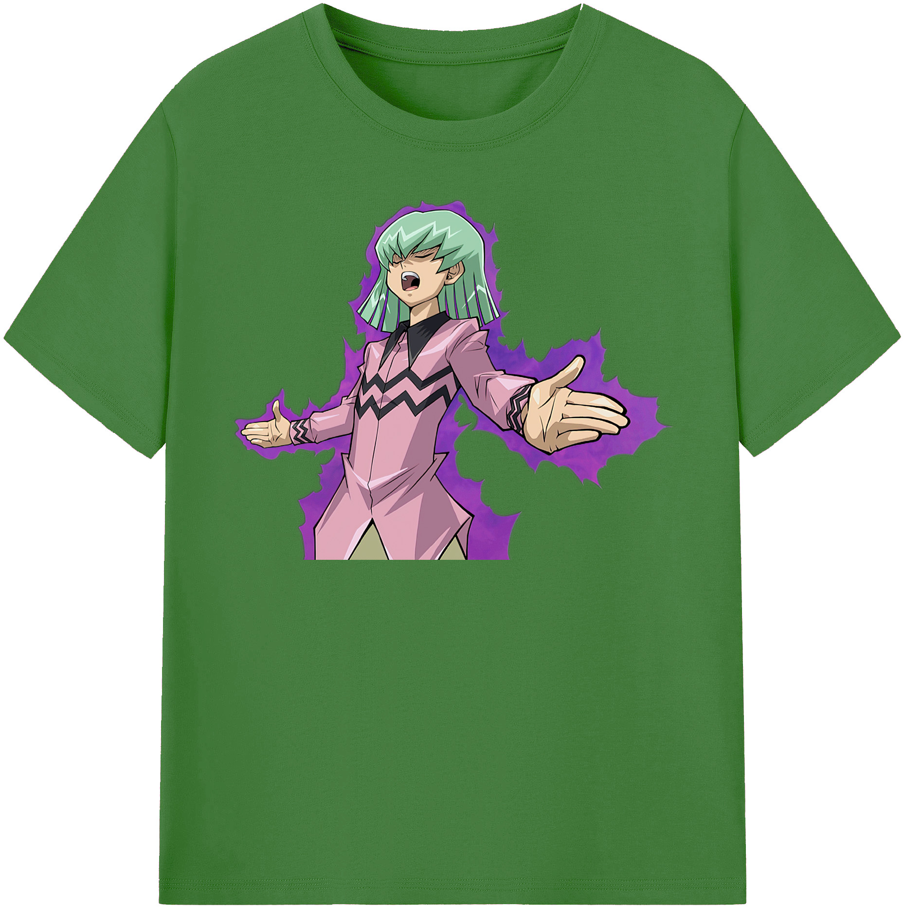（画像用） 遊☆戯☆王 Yu-Gi-Oh! レディースカジュアルプリントTシャツ（綿100％）